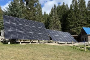 Solar panels at Nipika